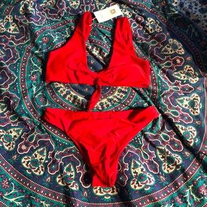 Zaful Red Bikini